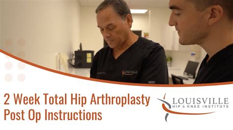 post op hip arthroplasty