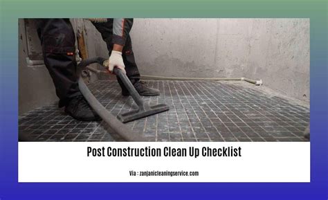 post-construction clean up