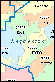 Postal Code For Lafayette La