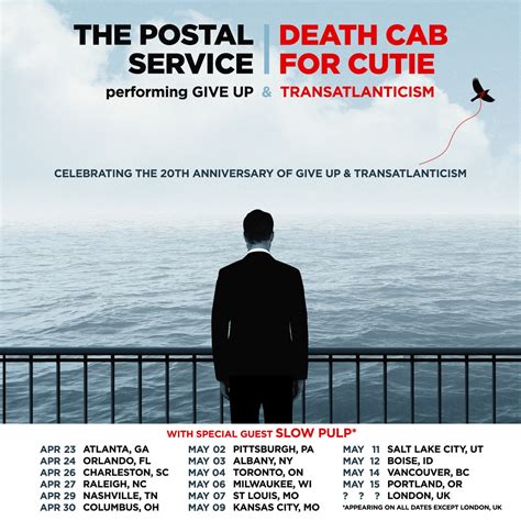 postal service death cab for cutie tour