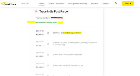postal status tracking