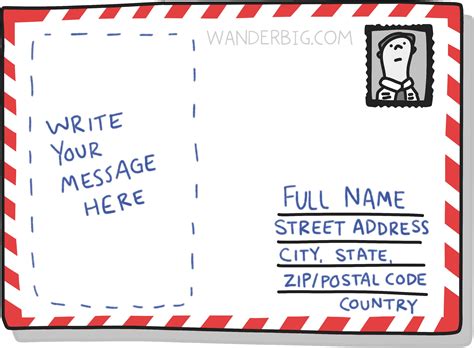 Postcard Postage From