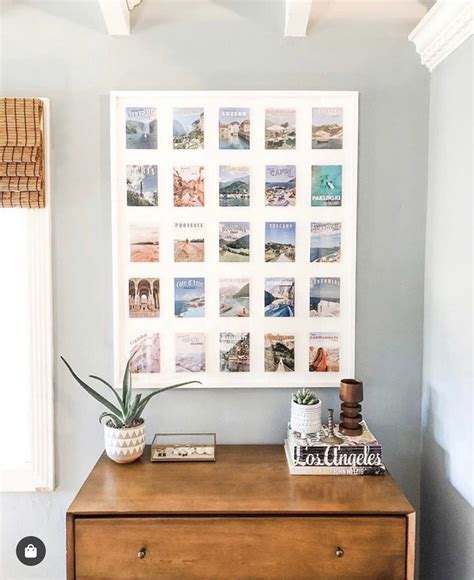 postcard wall display