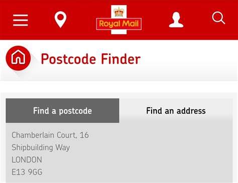 postcode checker royal mail address finder