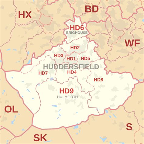 Postcode For Huddersfield Uk