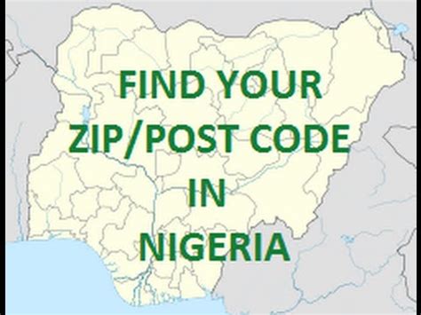 postcode for nigeria lagos