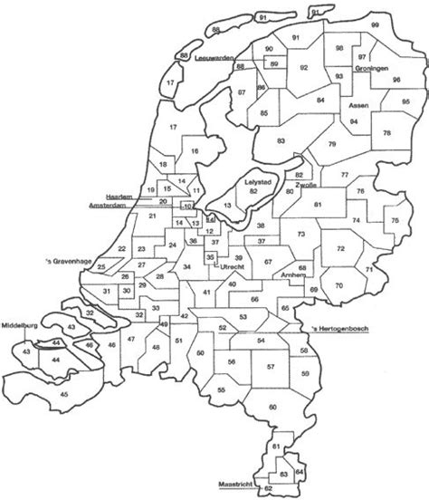heloohaloo 25 Vers Kaart Postcodes Nederland