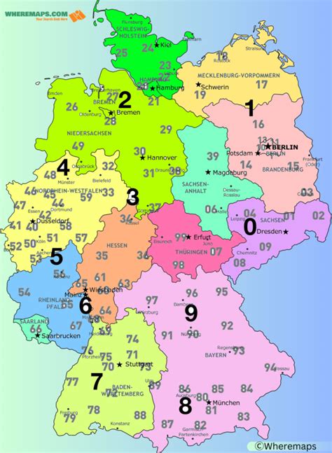 postcode munchen duitsland