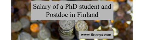 postdoc salary in finland