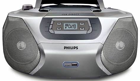 Poste Radio Cd Usb Philips Azb790 Lecteur / Mp3 / Fm Gris