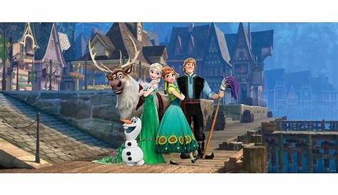 Poster Geant Reine Des Neiges Géant La Disney Frozen Intisse