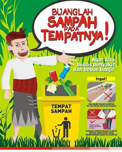 Poster Jagalah Kebersihan 20+ Desain Yang Kreatif dan Informatif