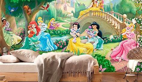 Poster Mural Princesses Disney En Ballade Panoramique Disney Komar