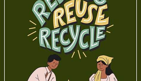 Reuse, Reduce, Recycle Poster. Royalty Free Stock Images - Image: 38080059