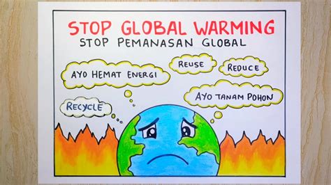 Poster Penanggulangan Pemanasan Global Beserta Penjelasannya