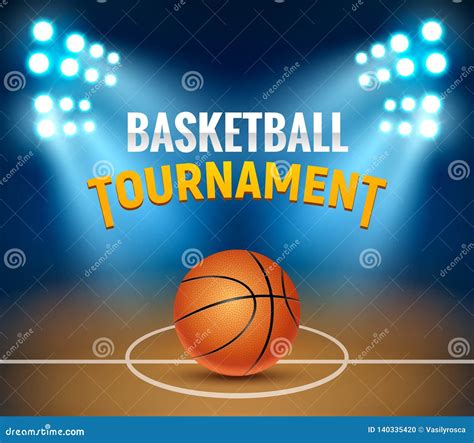 Poster Basketball Background Design