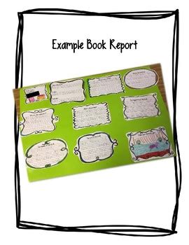 Poster Board Book Report
