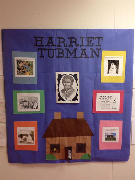 poster board ideas for harriet tubman