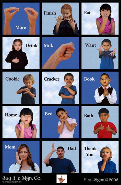 Poster In Sign Language