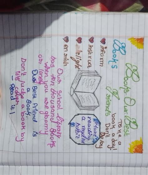 Poster Making On Value Of Books