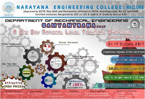 poster presentation topics for mechanical engineering