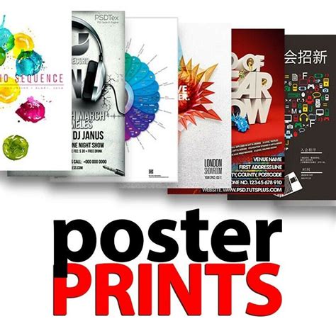 poster printing cheap custom
