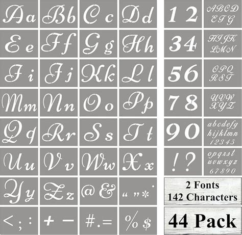 Poster Size Letter Stencil Printable