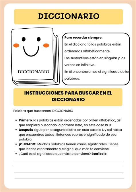 Poster Spanish Dictionary