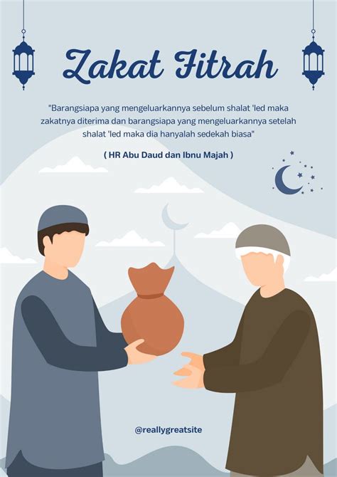 poster zakat fitrah