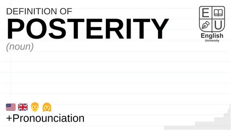 posterity definition government jobs