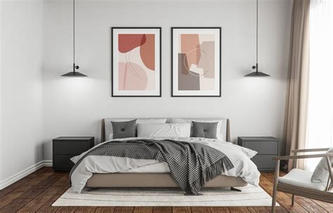 posters for bedroom with frame