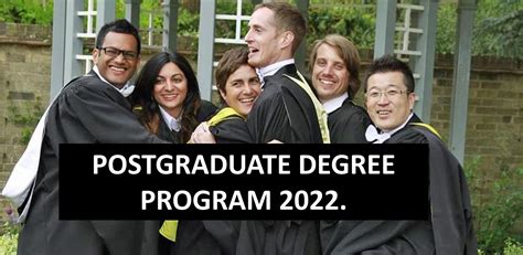 postgraduate degree program