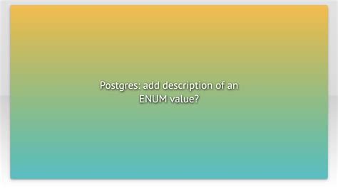 postgres alter enum remove value