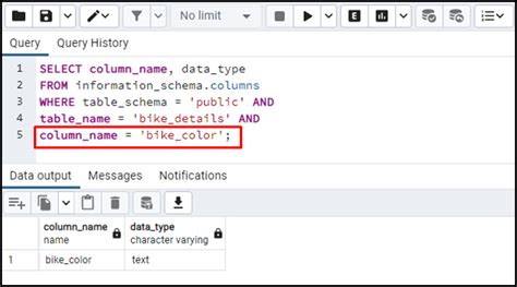 postgres check type of column