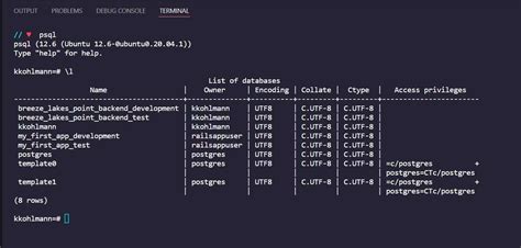 postgres create schema in database command line