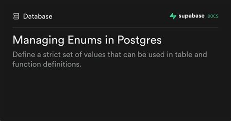 postgres enum vs table