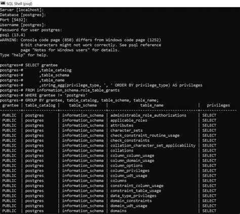 postgres list type