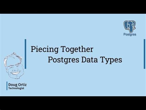 postgres show data types