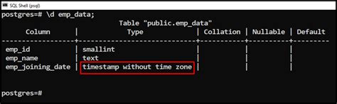 postgresql date without timezone
