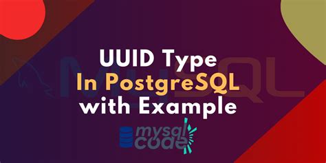 postgresql uuid type example