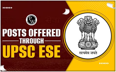 Posts For Upsc Ese