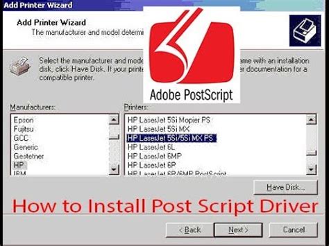 Postscript Driver