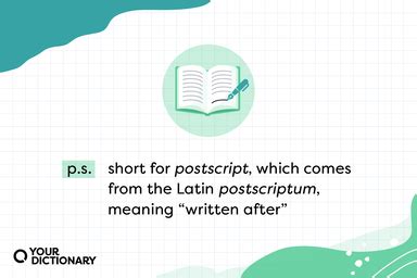 postscript meaning