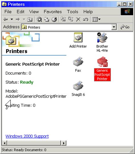 Postscript Printer Driver