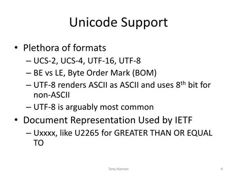 Postscript Unicode Support