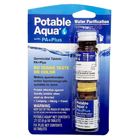 potable aqua tablets
