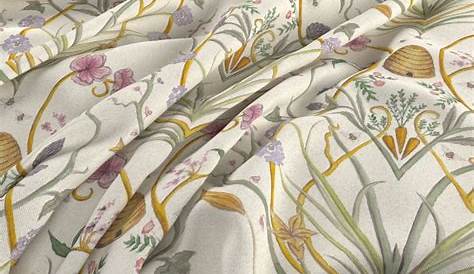 Potagerie Suite Fabric The Chateau By Angel Strawbridge A Woodland Trail Cream