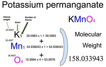 chemistry Potassium permanganate 3D Model KMnO4 CGTrader