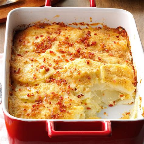 Potato Bake With Bacon: A Deliciously Comforting Dish That Will Warm Your Soul