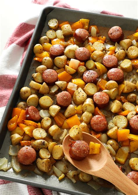 Potato Kielbasa Sheet Pan